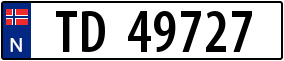 Truck License Plate